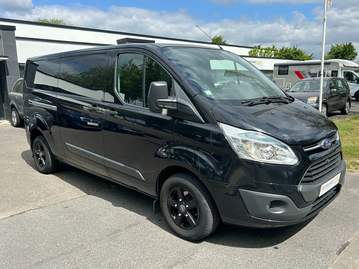 Ford Transit Custom 2.2TDCi, 6/2014, 169.170km, Airco, Keuring V VRKP Negro - 2