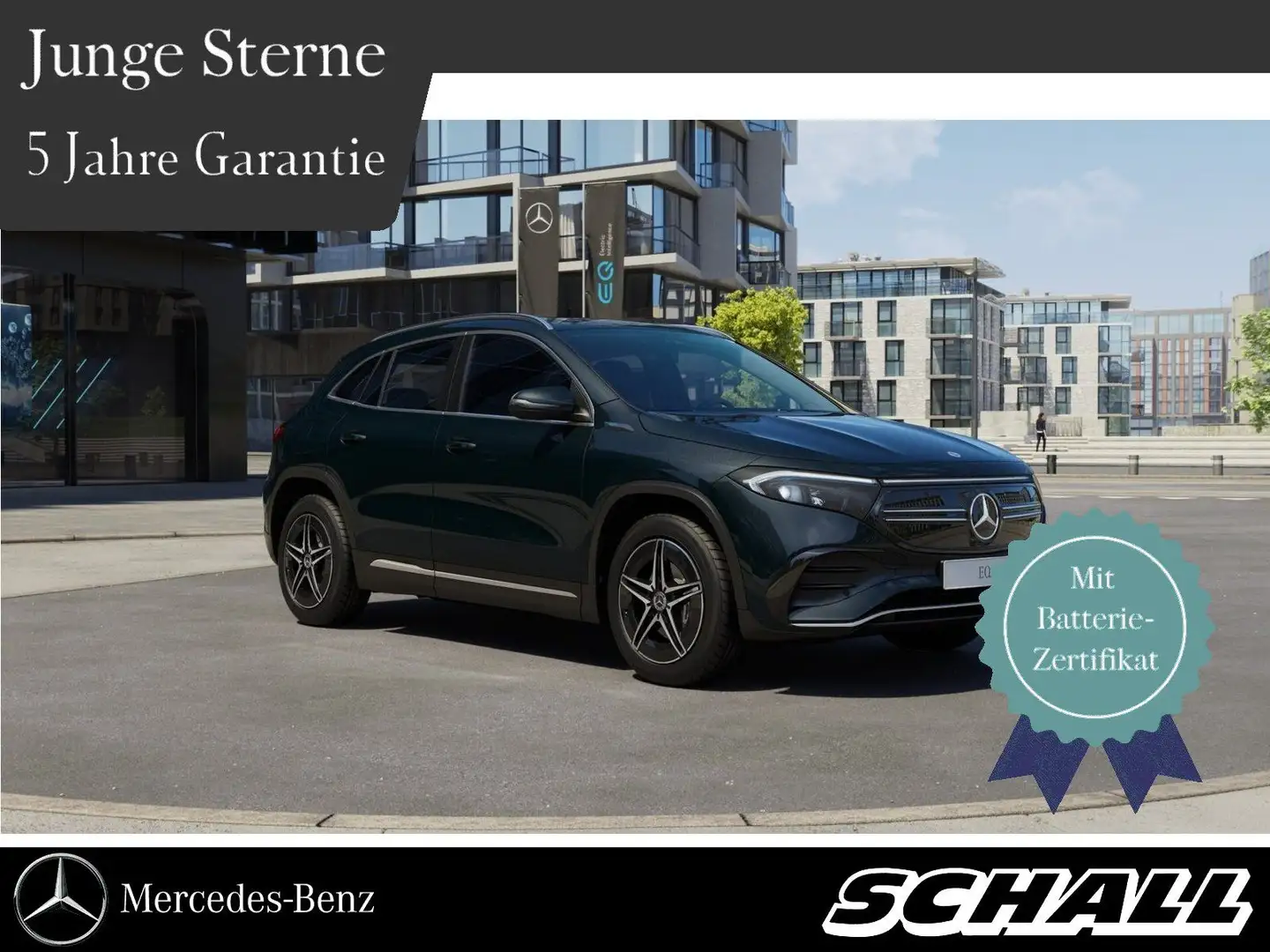 Mercedes-Benz EQA 250 AMG+LED+KAMERA+NAVI+AMBI+EASY-PACK+SMART Schwarz - 1