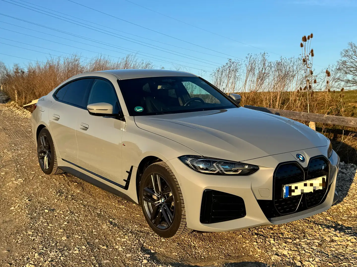 BMW i4 eDrive40 Gran Coupe M Sport Grau - 1