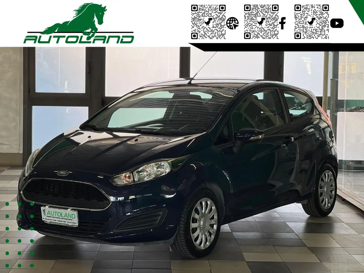 Ford Fiesta 1.5 TDCi 75CV 3 porte Business Blu/Azzurro - 1