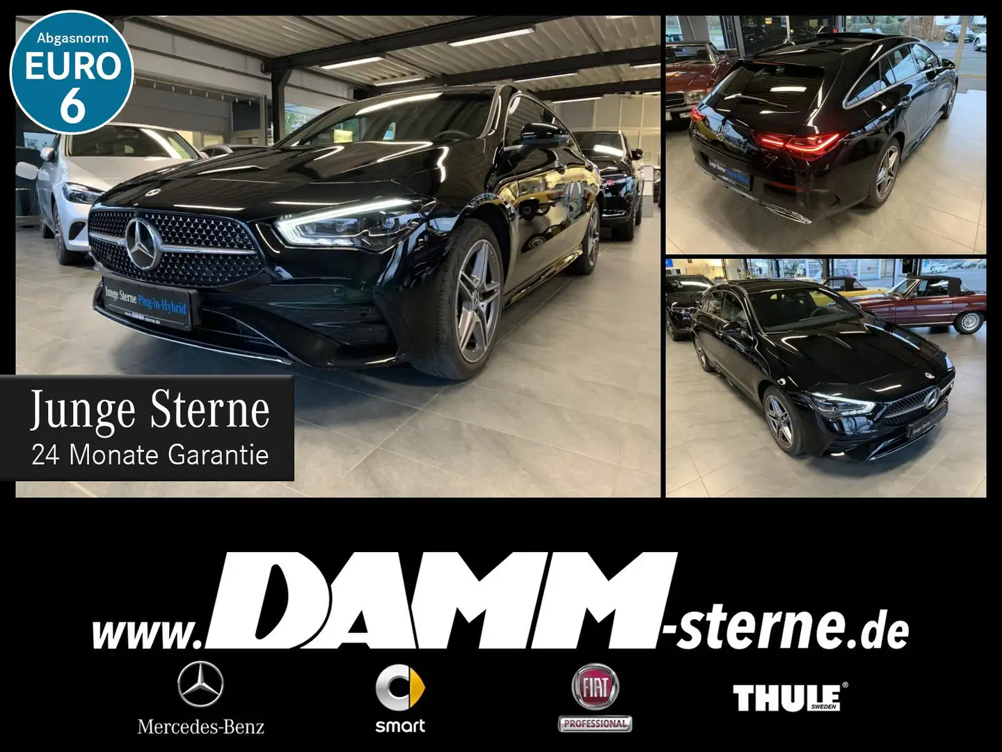 Mercedes-Benz CLA 250 CLA 250 e SB AMG Premium +/AHK/FAP/Pano/360°/HUD Schwarz - 1