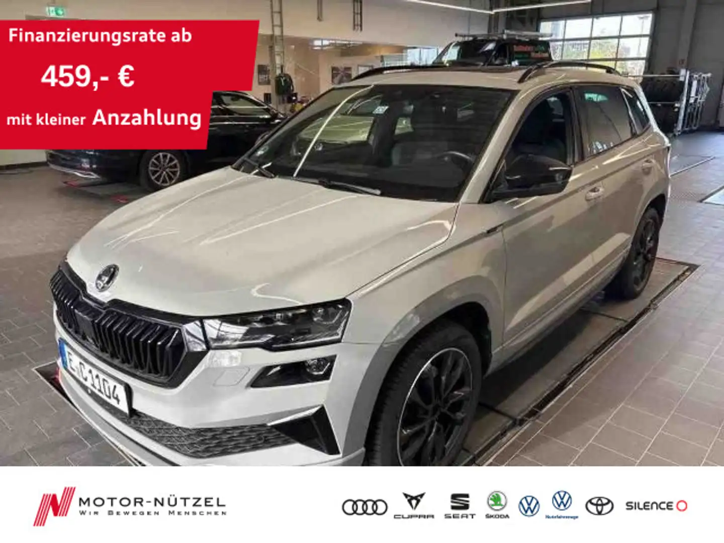 Skoda Karoq 2.0TSI DSG 4x4 SPORTLINE BEAM+PANO+ACC+NAV Grau - 1