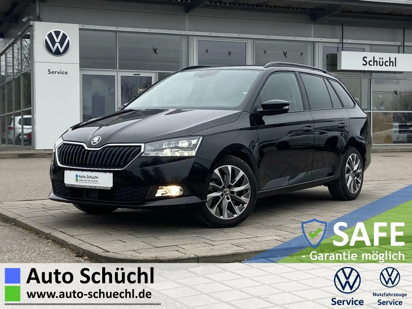 Skoda Fabia Combi 1.0 TSI DSG LOUNGE NAVI+LED+SHZ+PDC+ Schwarz - 1