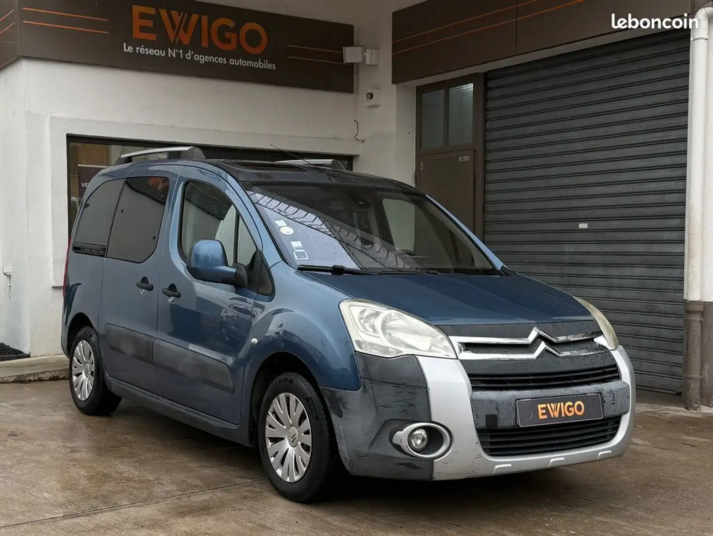 Citroen Berlingo ii 1.6 hdi 110 fap xtr rossignol distri ok + radars ar regulateur limiteur clim Bleu - 1