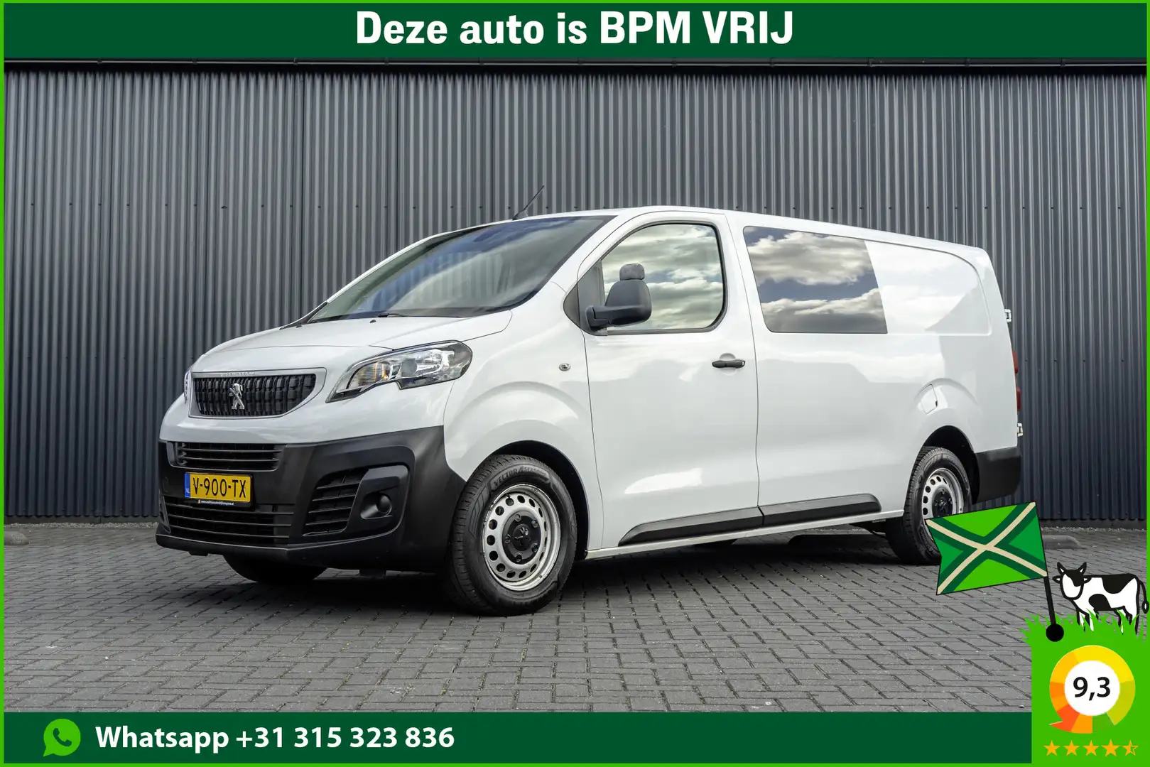 Peugeot Expert 2.0 BlueHDI | L3H1 | DC 5-Zits | CarPlay | Navi | Wit - 1