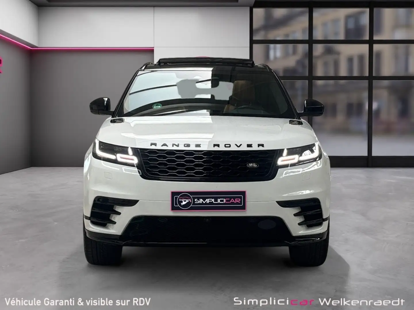 Land Rover Range Rover Velar 2.0 TD4 MHEV D200-PANO-CAMERA-MASSAGE-ACC-GARANTIE Blanc - 2