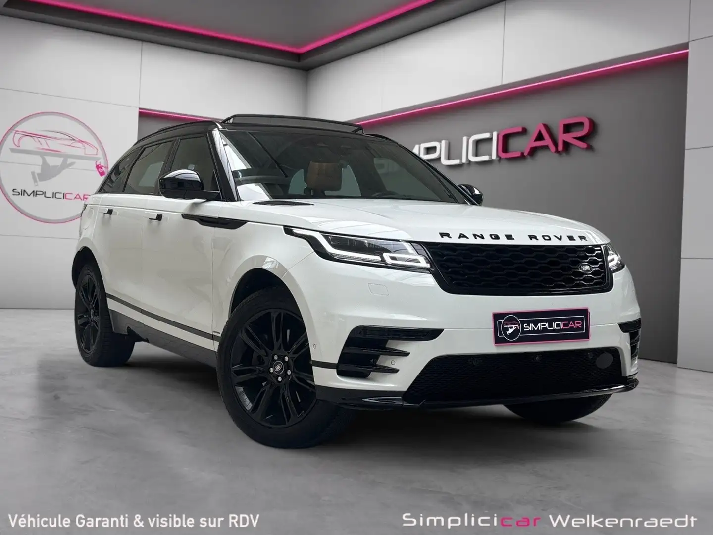 Land Rover Range Rover Velar 2.0 TD4 MHEV D200-PANO-CAMERA-MASSAGE-ACC-GARANTIE Blanc - 1