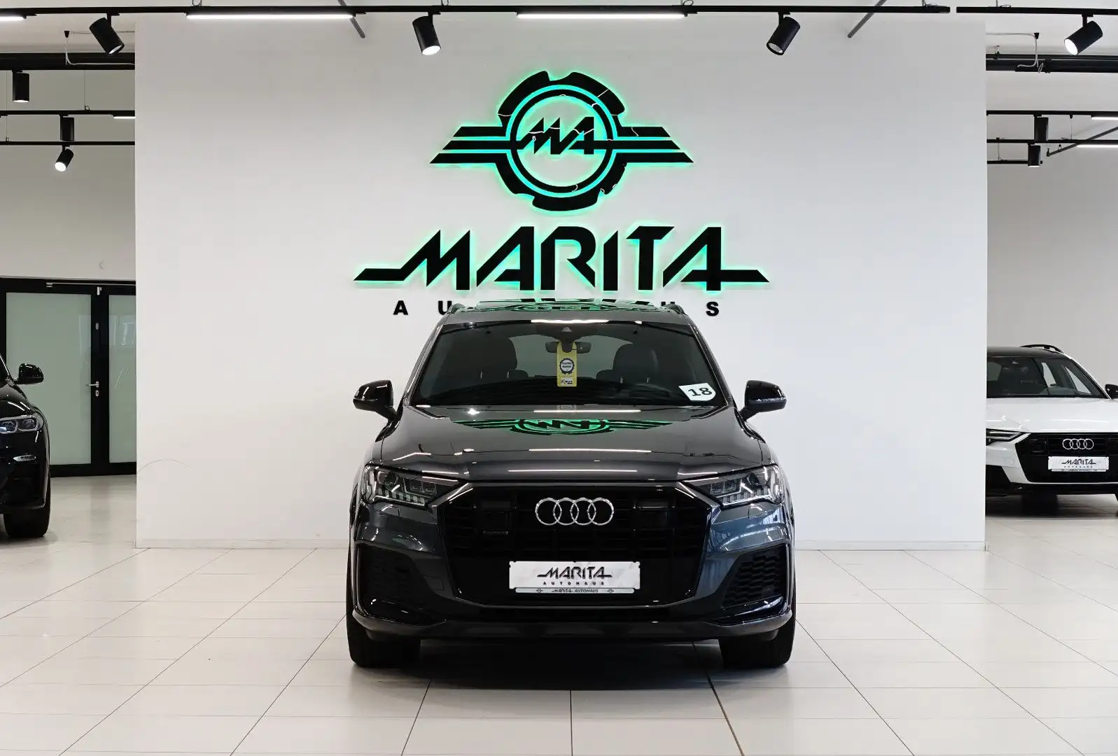 Audi Q7 50|S-LINE|7-SITZ|HUD|LUFT|KAMERA|PANO|MEMORY| Noir - 1