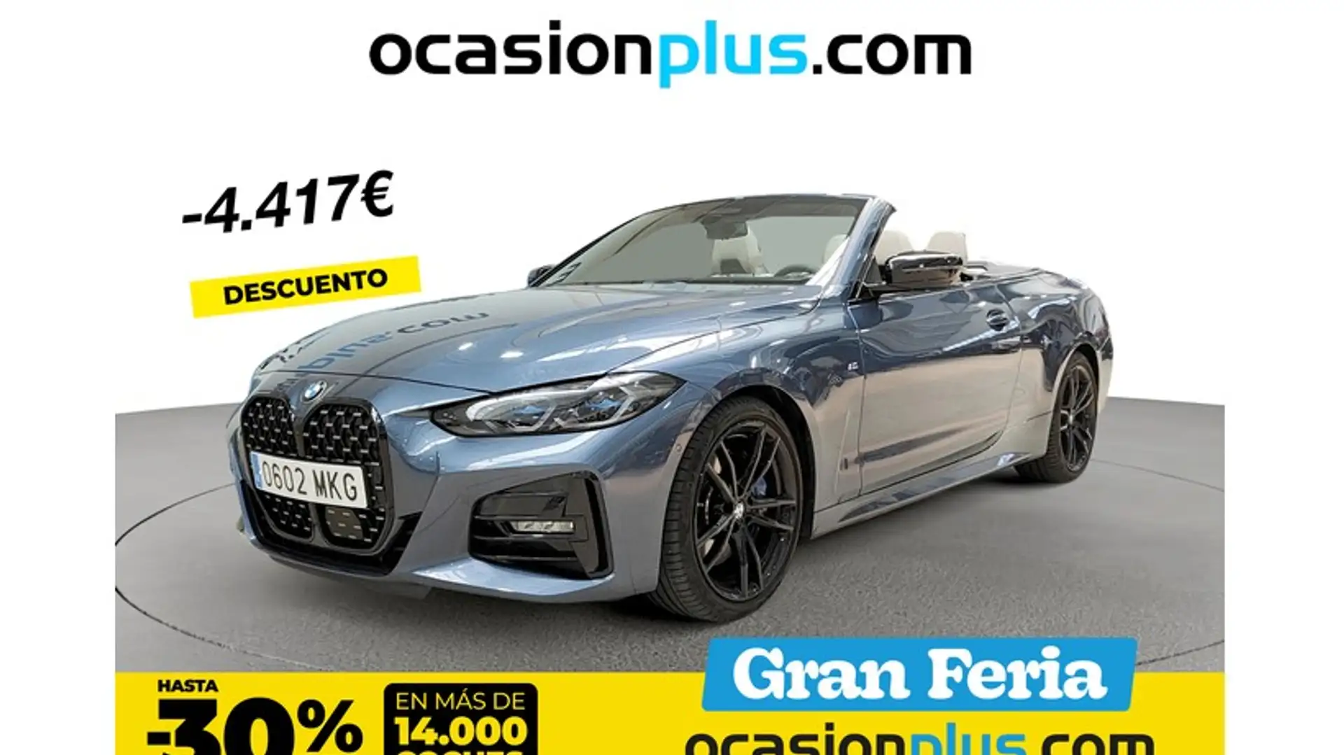 BMW 420 420dA Cabrio Azul - 1