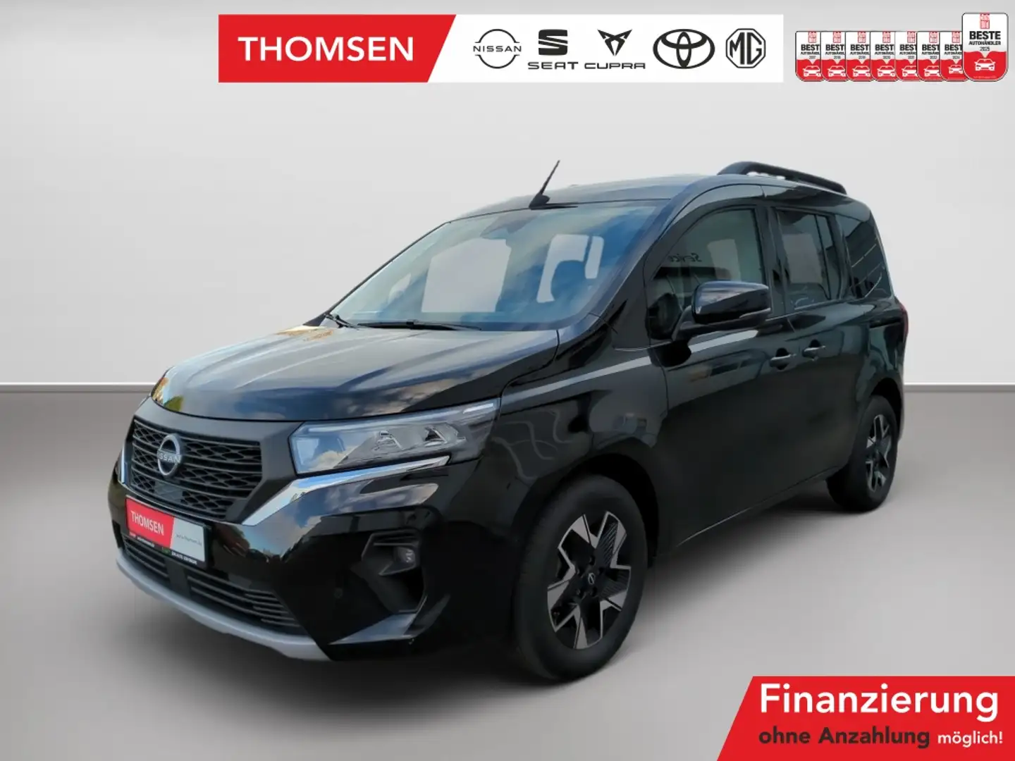 Nissan Townstar Kombi DIG-T 130 L1 N-Connecta Navi+Kam. Zwart - 1