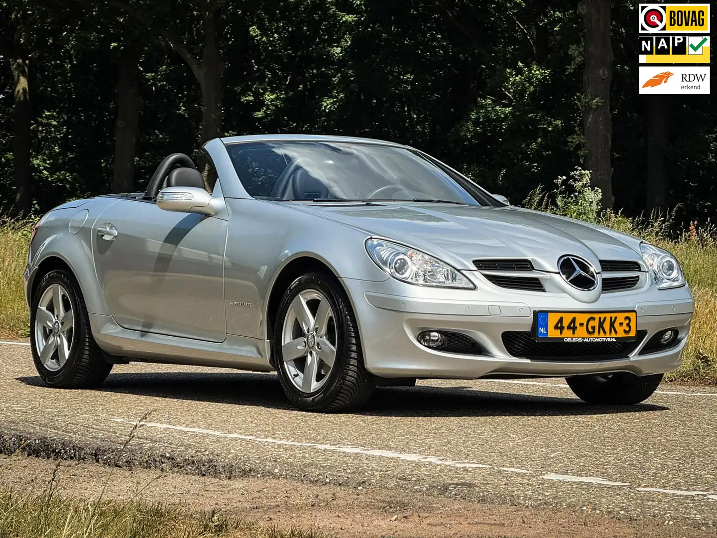 Mercedes-Benz SLK 200 K. | Org. NL! | Clima | Cruise | Leder | Airscarf Gri - 1