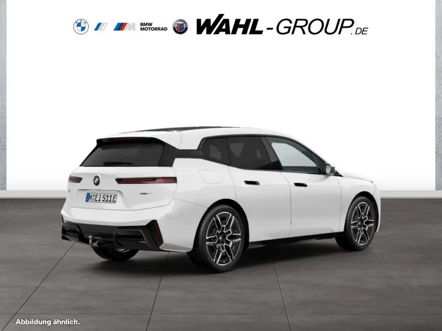 BMW iX xDrive45 M Sport Pro Panorama AHK Innovation Bianco - 2