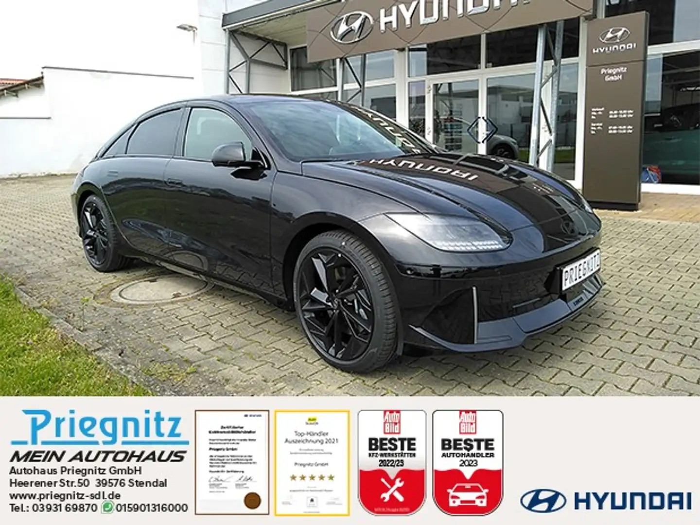 Hyundai IONIQ 6 First Edition Allrad 77,4kWh Batterie Černá - 1