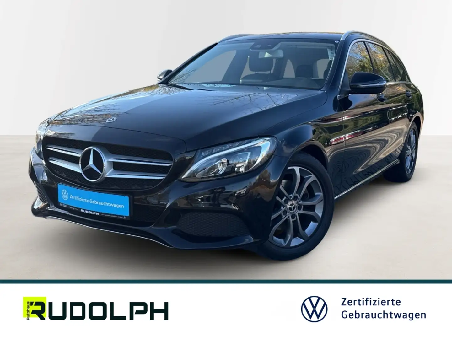 Mercedes-Benz C 200 d Avantgarde G-Tronic Plus LED AHK SHZ PDC Fernlic Schwarz - 1