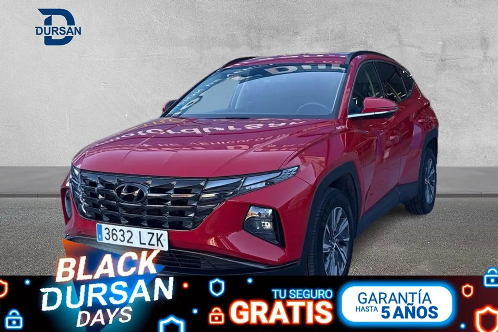 Hyundai TUCSON 1.6 TGDI HEV Maxx Sky AT Rood - 1