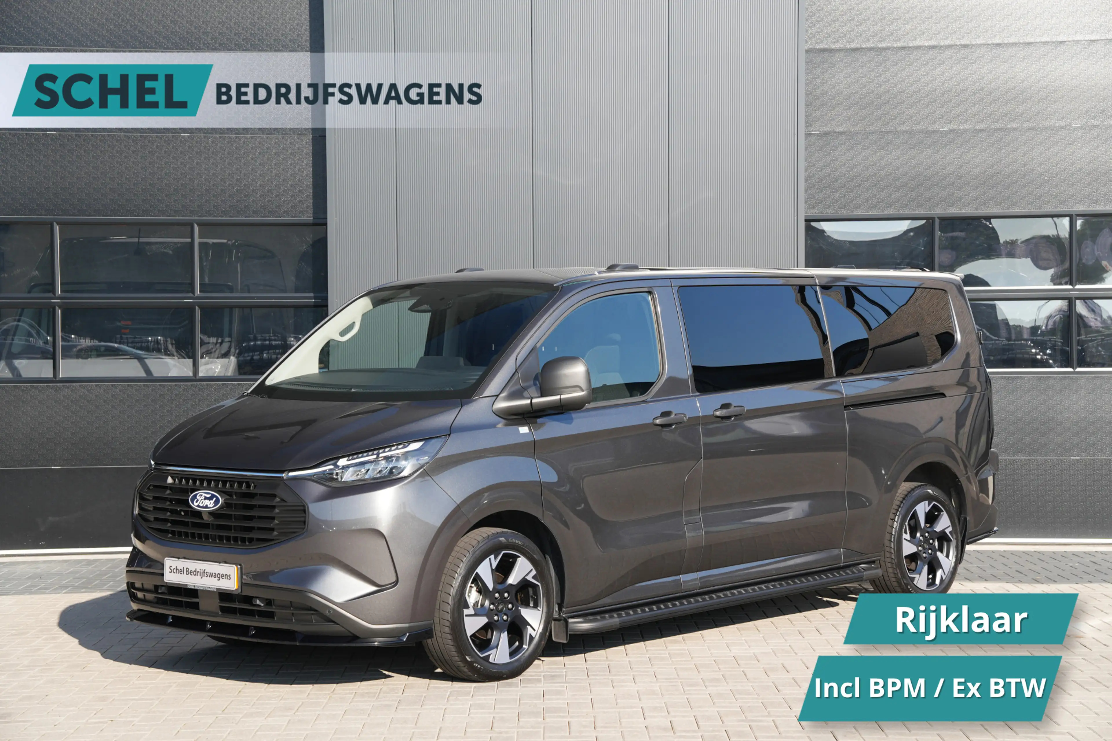 Ford Transit Custom 320 2.5 PHEV L2H1 Trend 232pk - 2x Schuif - Trekha