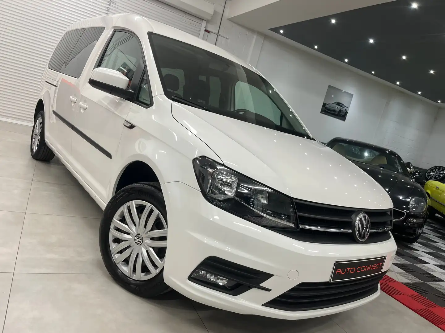 Volkswagen Caddy *7PLACES*MAXI*CUIR*RADAR*PDC* Blanc - 1