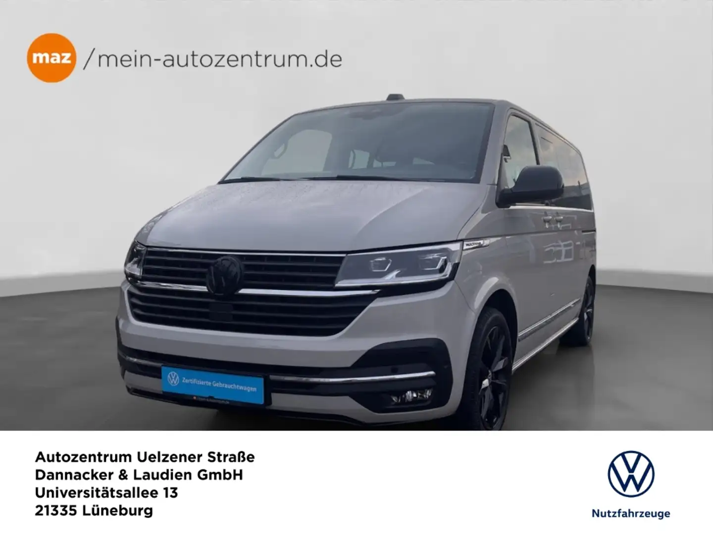 Volkswagen T6.1 Multivan 2.0 TDI Generation Six Alu LED AHK Kamera Navi ACC Grau - 1