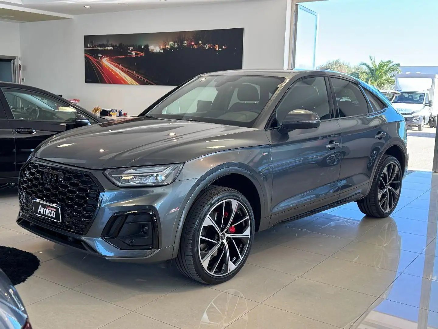 Audi Q5 Sportback SPB 2.0 TDI quattro S-line Identity Blac Gris - 2