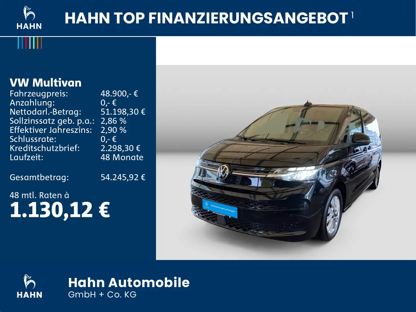 Volkswagen T7 Multivan Life KÜ 2,0 TDI 110kW DSG Noir - 2