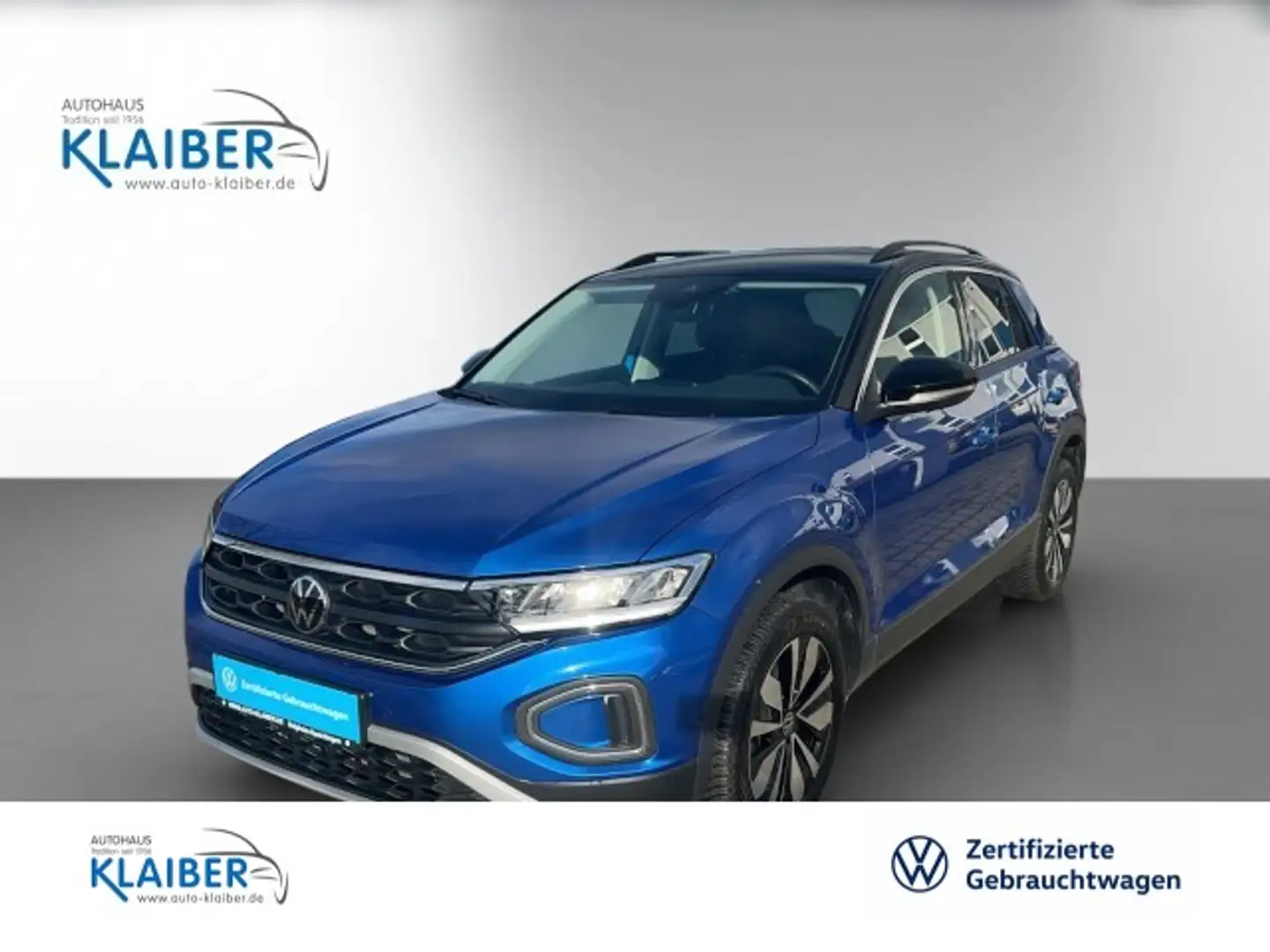 Volkswagen T-Roc MOVE 1.5 TSI DSG NAVI+LED+ACC+5J-GARANTIE+ Klima Blau - 1