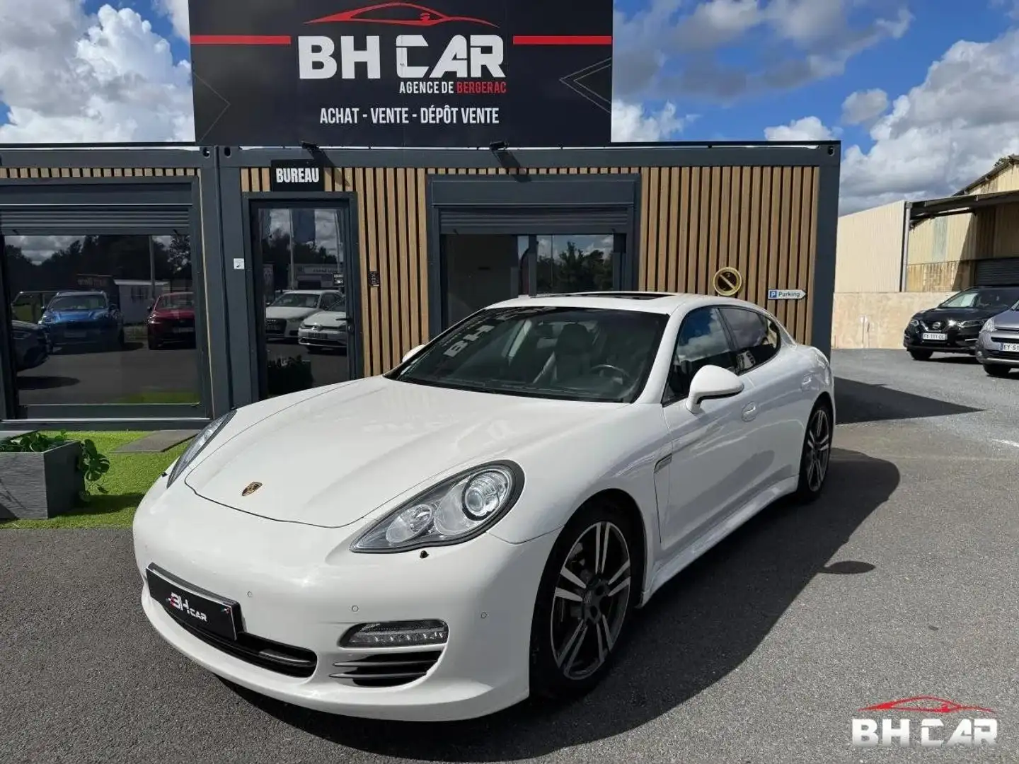 Porsche Panamera 3.0 V6 250ch Tiptronic Blanco - 1