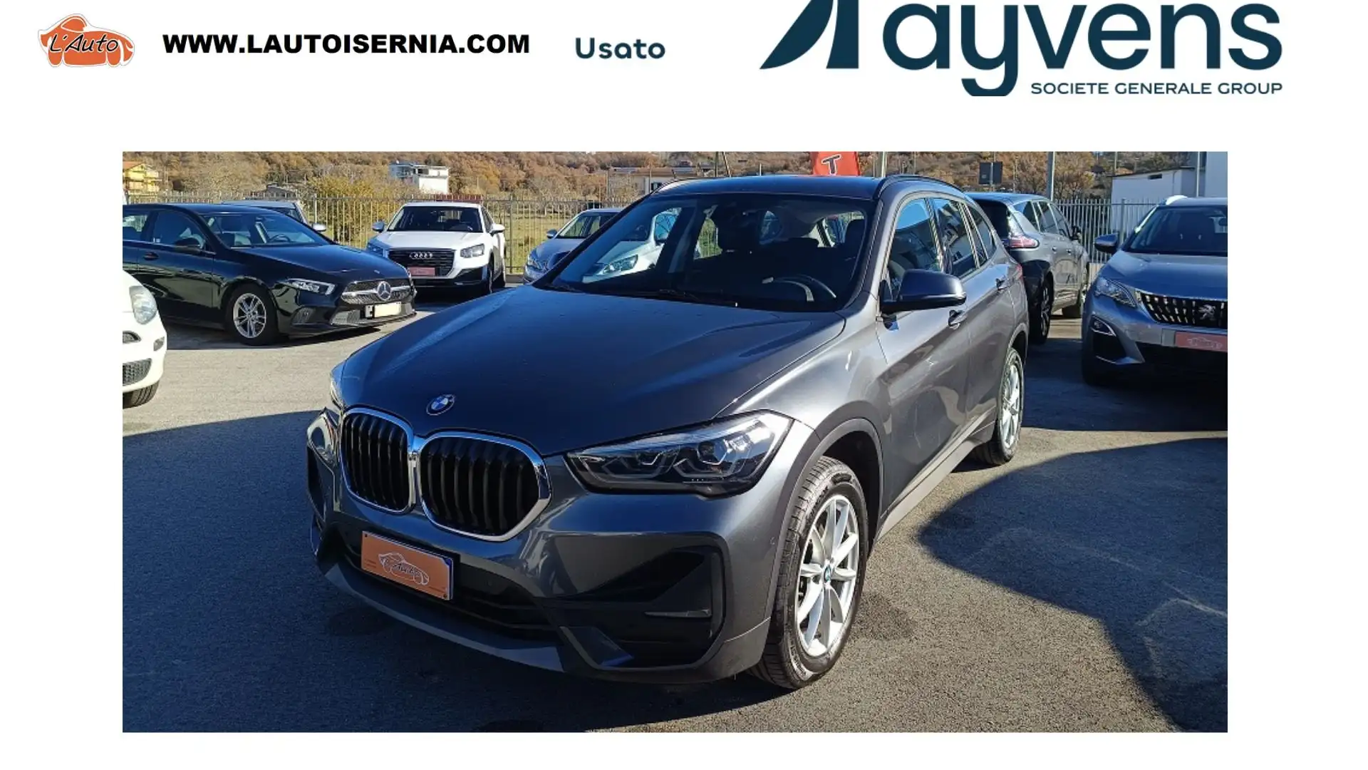 BMW X1 xdrive18d Business Advantage auto 150cv Grigio - 1