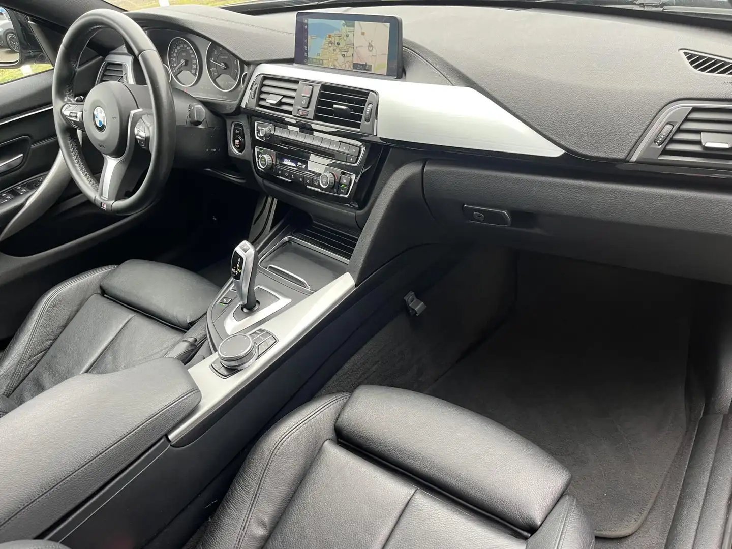 BMW 418 4-serie Gran Coupé 418i AUT8 M-SPORT LEDER+STOELVE Negro - 2