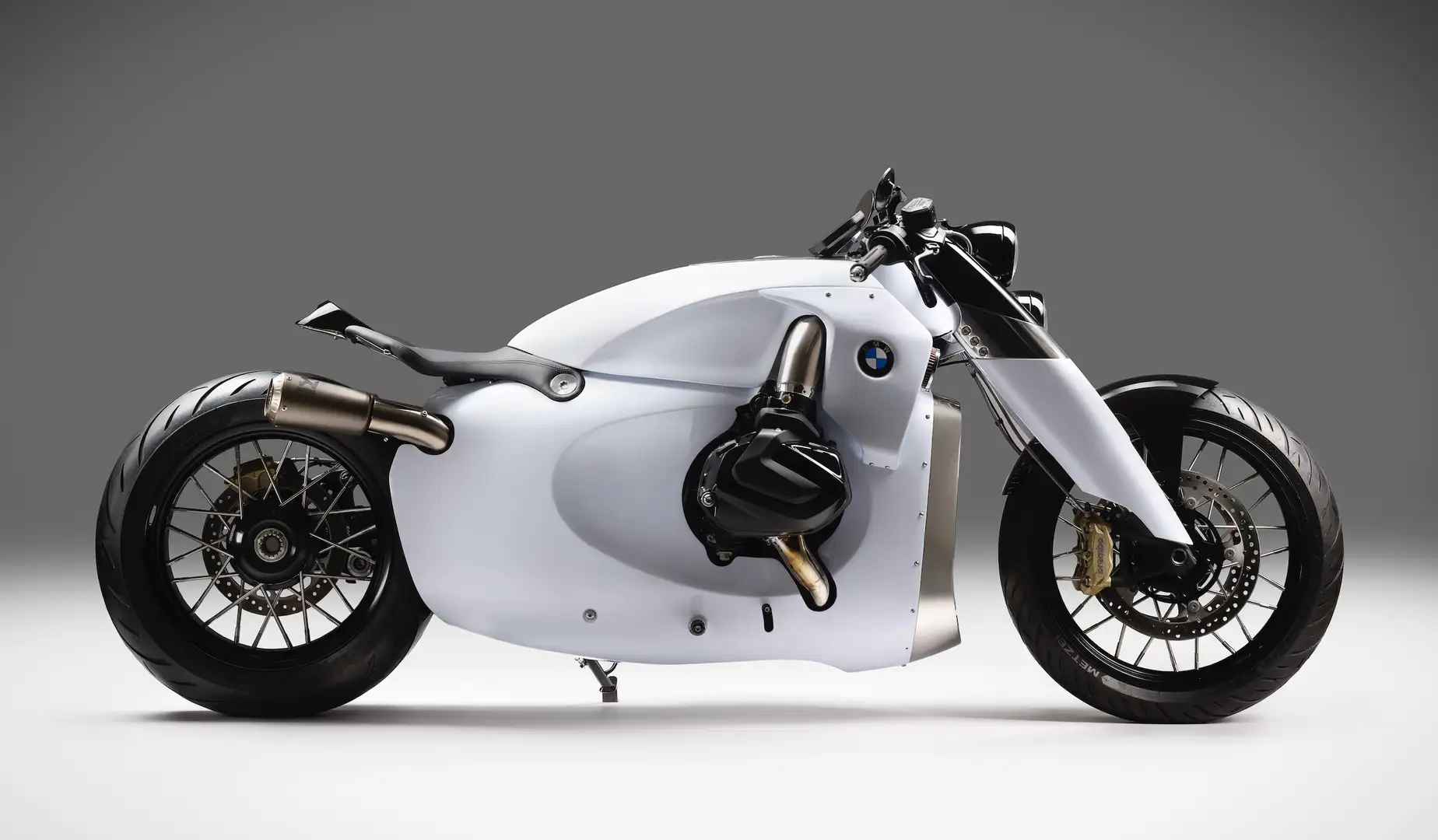 BMW R 1250 R Reimagined by Renard Motorcycles Bílá - 2
