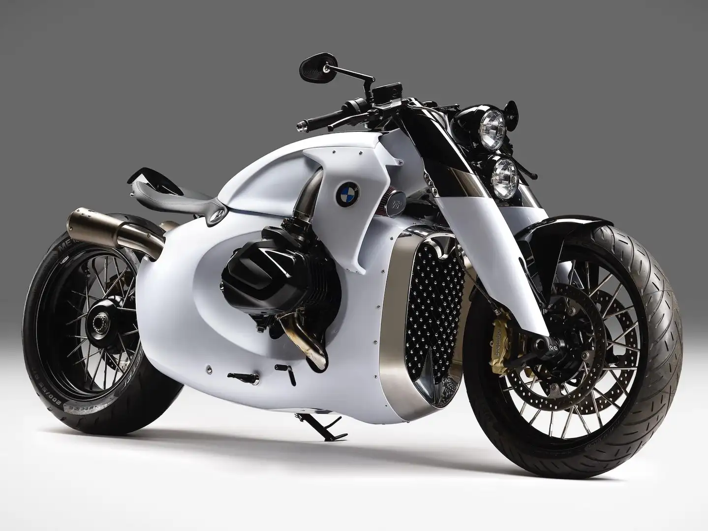 BMW R 1250 R Reimagined by Renard Motorcycles Bílá - 1