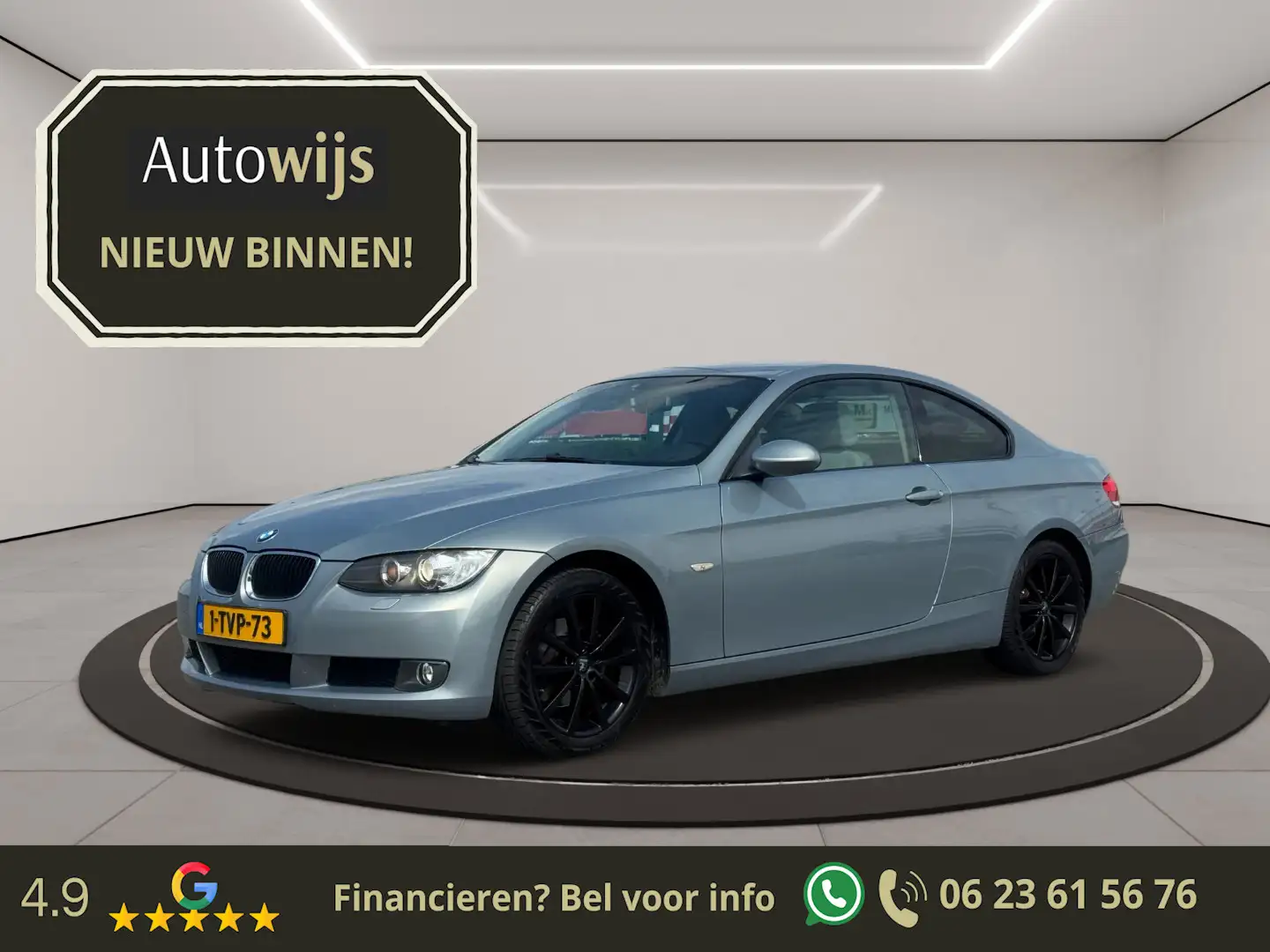 BMW 320 3-serie Coupé 320i|Xenon|Ketting VV|170PK|LM-Velge Grau - 1