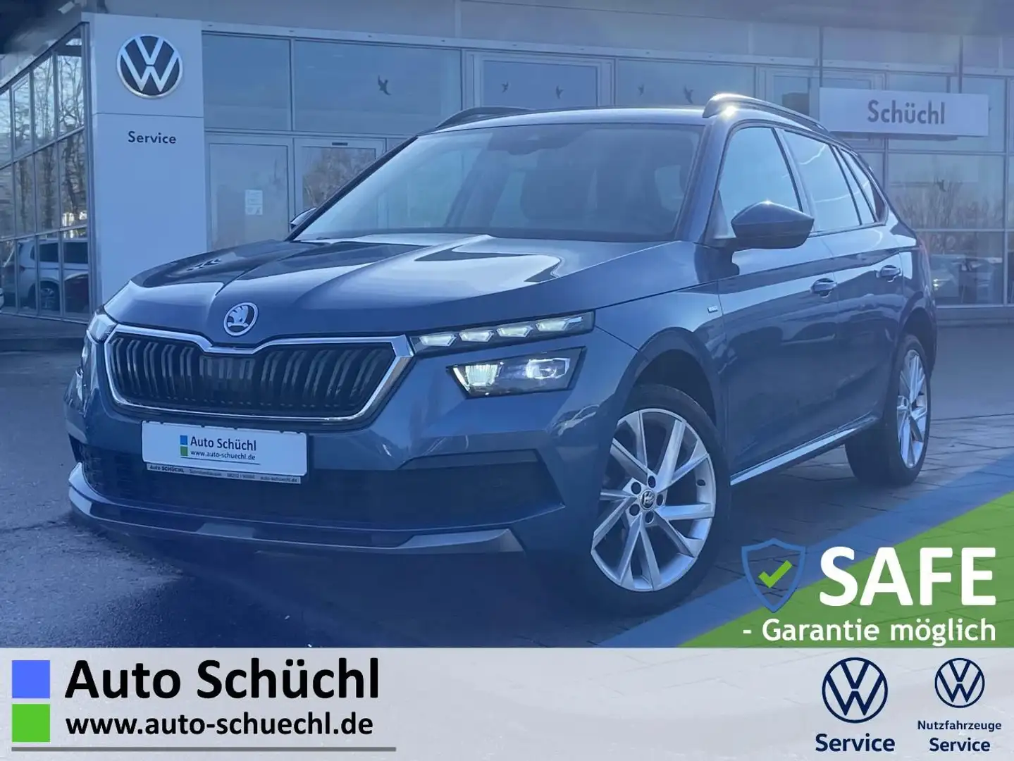 Skoda Kamiq 1.0 TSI Clever SMART-LINK+KAMERA+LED+DAB+S Blau - 1