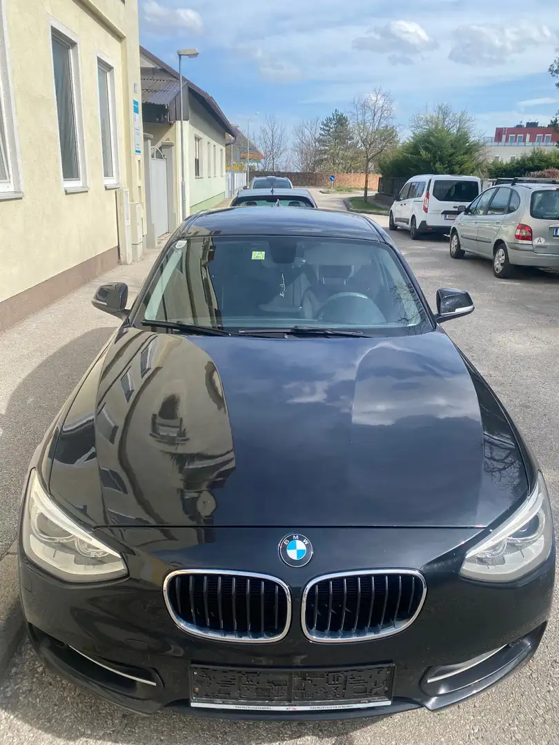 BMW 116 Wird mit neuen pickerl und neuen Service übergebe Schwarz - 1