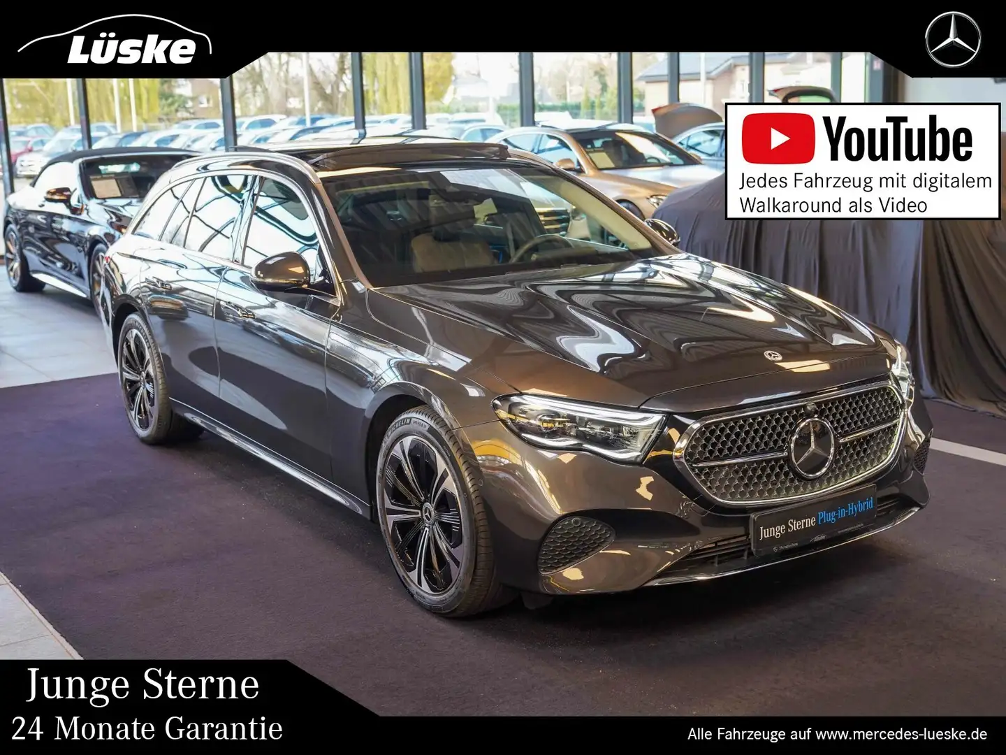 Mercedes-Benz E 300 E 300 de T AVANTGARDE AIRMATIC Pano Fahrassisten Grey - 1