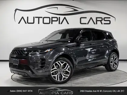 Gray 2020 Land Rover Range Rover Evoque SUV / Crossover All-Wheel Drive Automatic