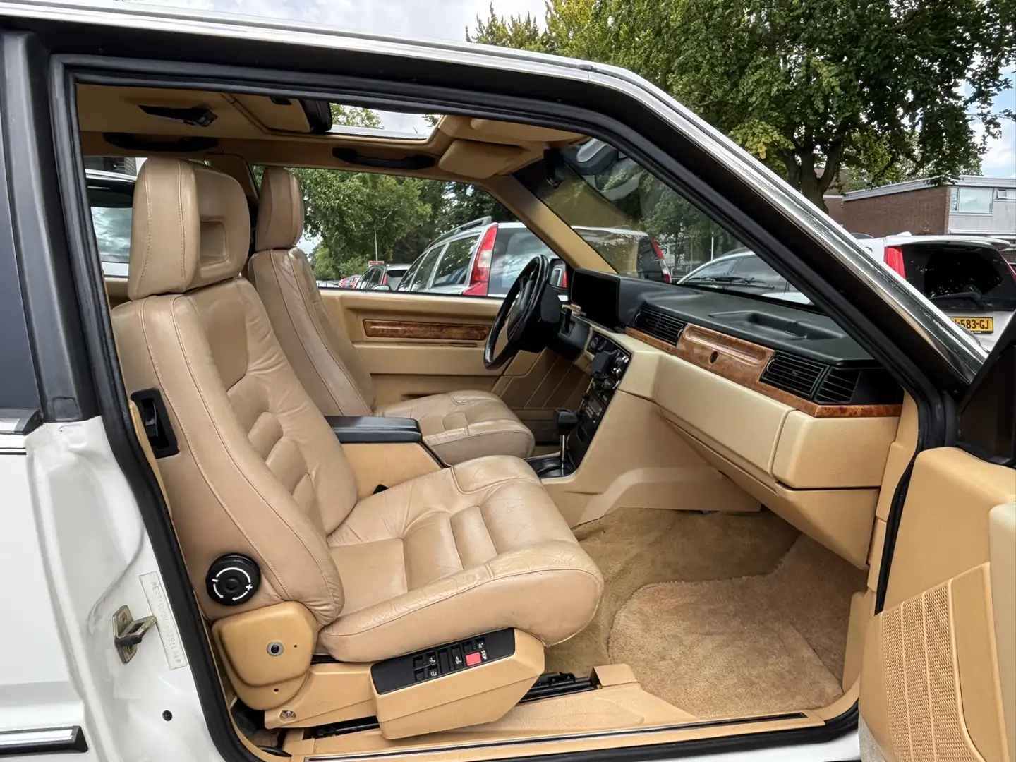 Volvo 780 2.8 V6 Bertone Coupé Schuifdak Overgangsregeling € Blanc - 2