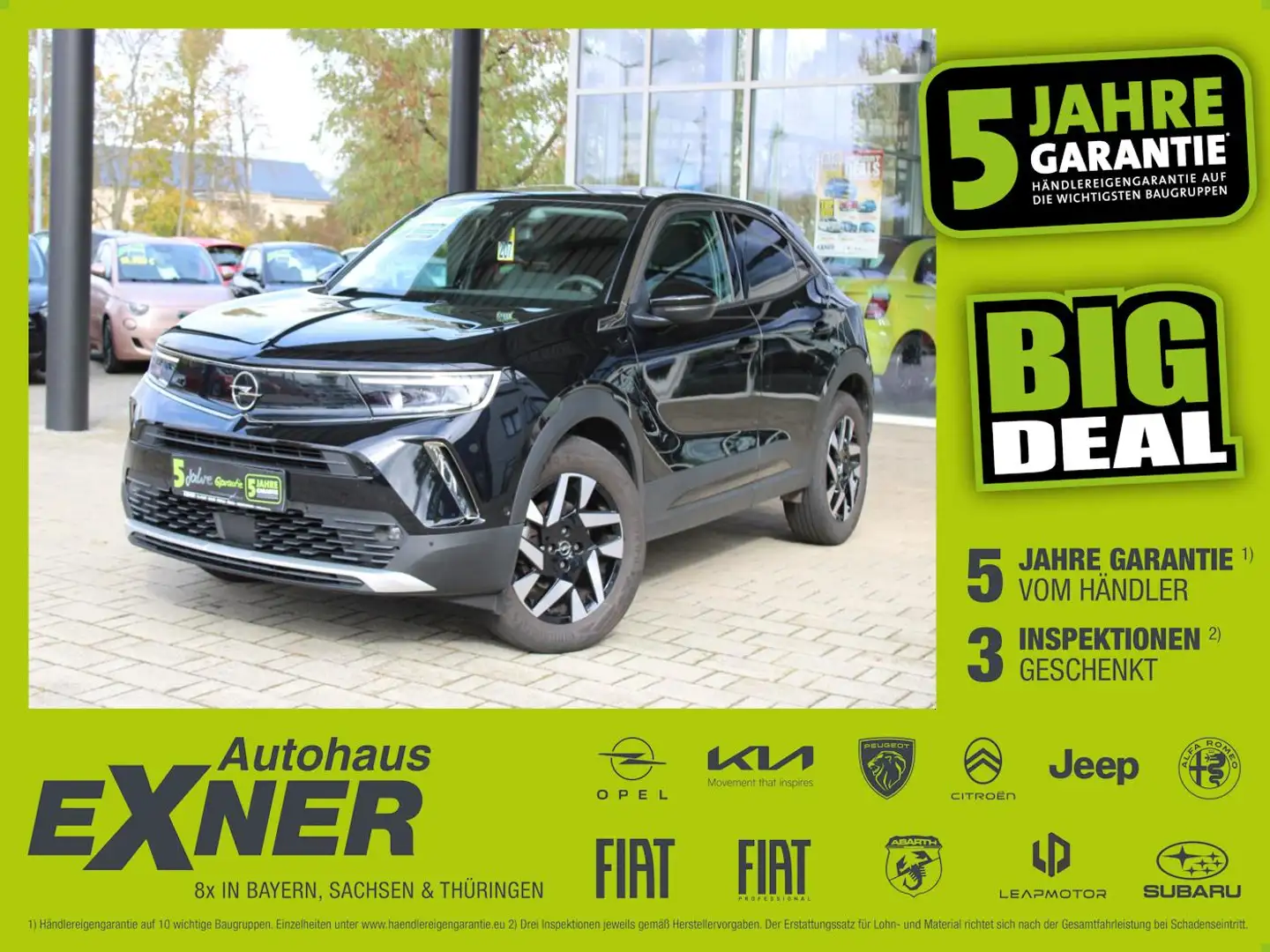 Opel Mokka 1.2 Turbo ELEGANCE LED+Kamera+Sitzheizung+ Schwarz - 1