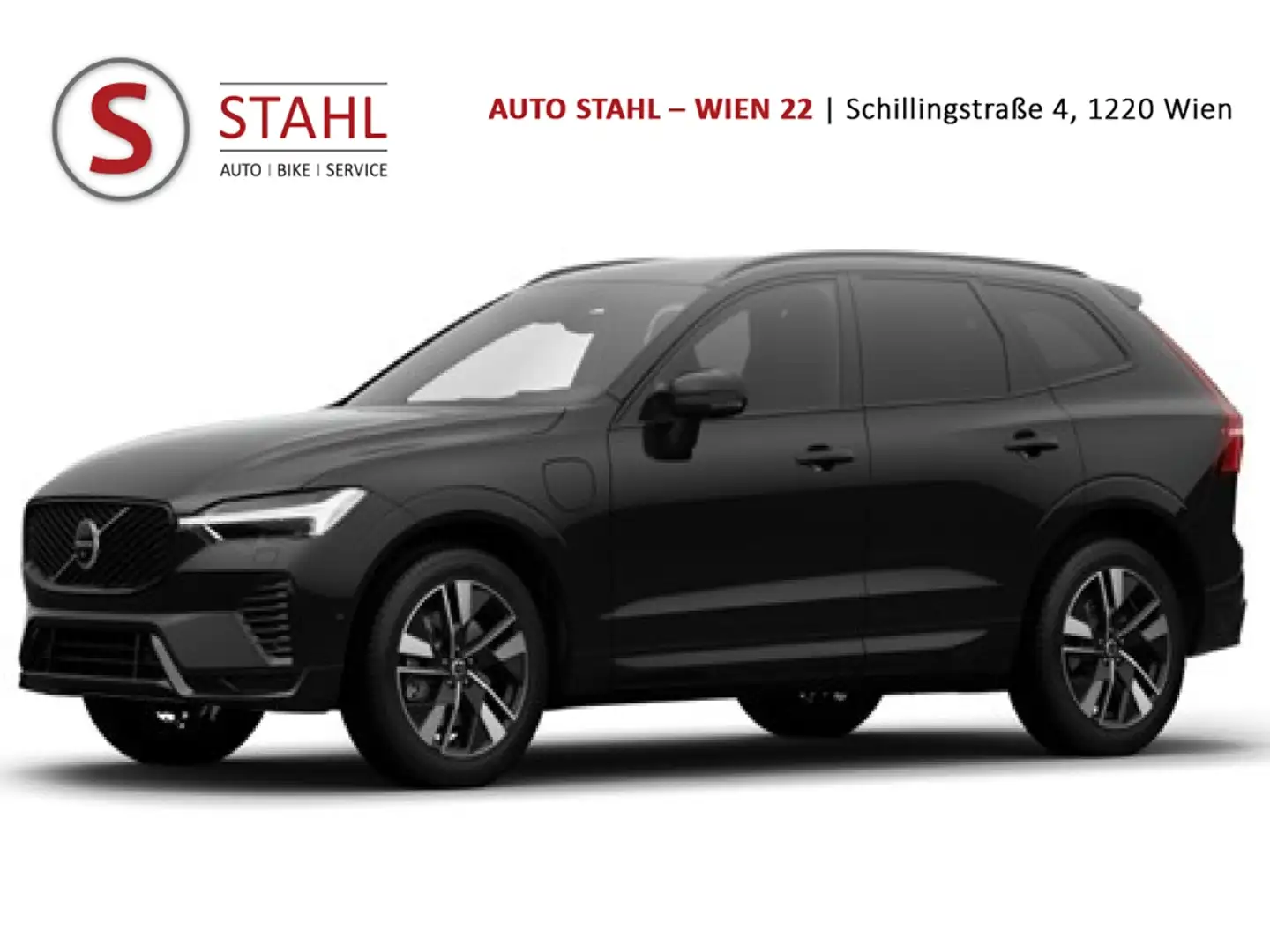 Volvo XC60 T6 AWD PHEV 18,8kWh Plus Dark Aut. | Stahl Wien 22 Schwarz - 1