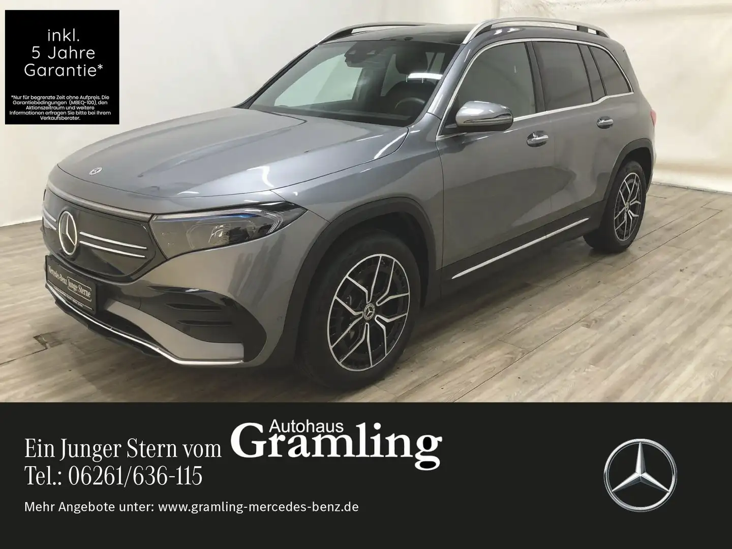 Mercedes-Benz EQB 300 4M AMG Pano*Distr*Kamera*Memory*Ambiente Gris - 1