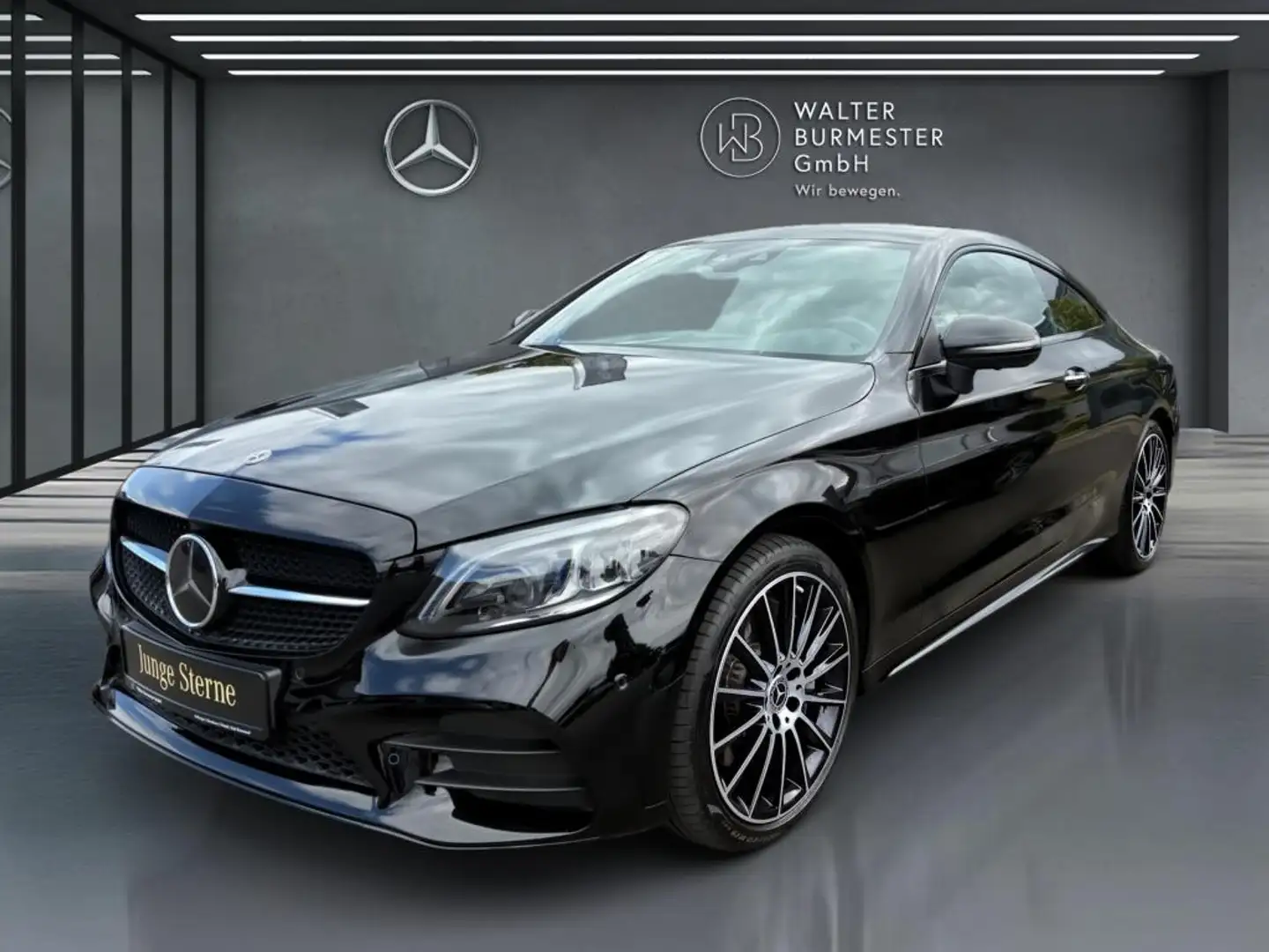 Mercedes-Benz C 300 4M Coupé +Memory+Sportausp.+AMG+PANO+Night Nero - 1