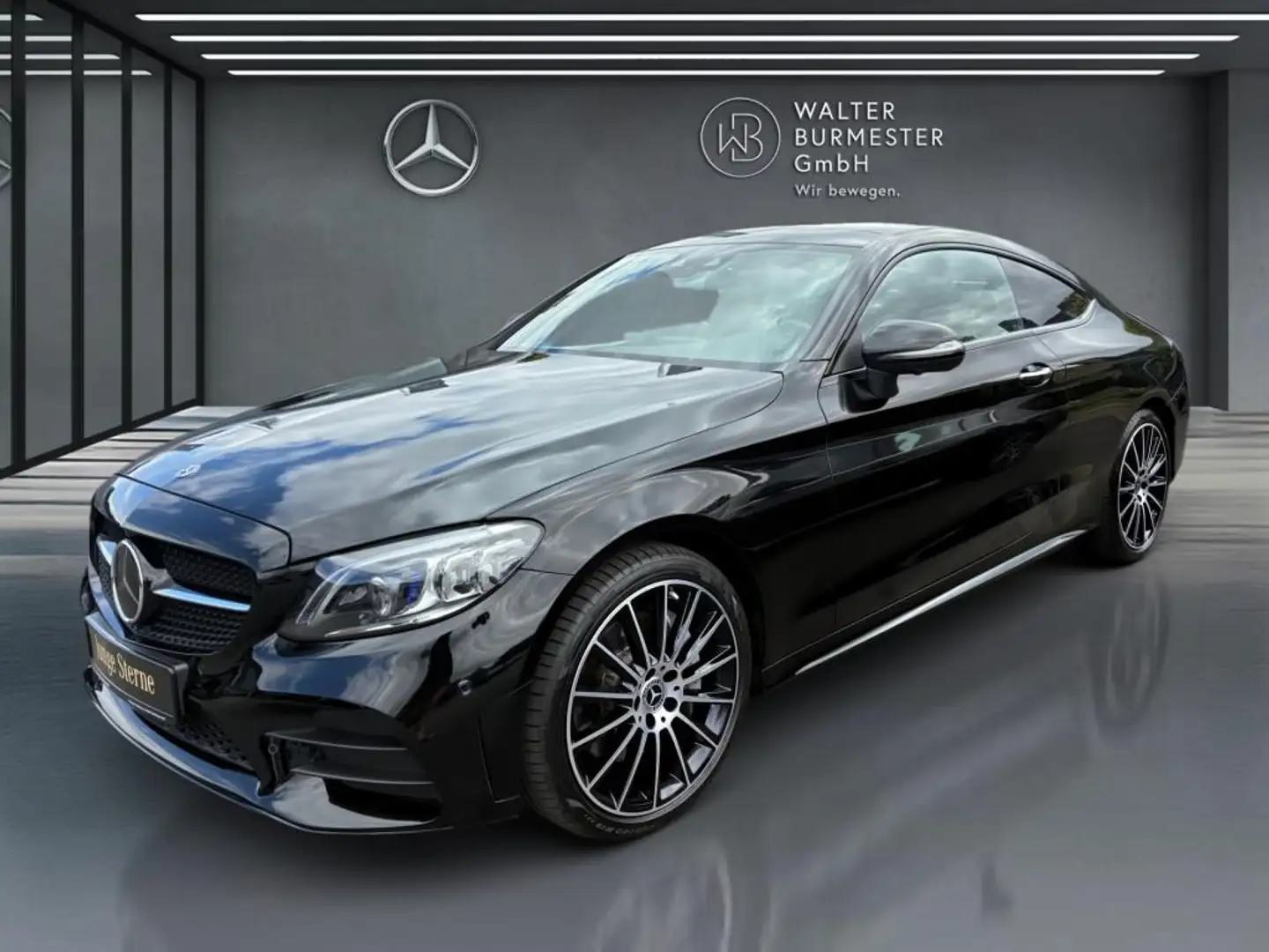 Mercedes-Benz C 300 4M Coupé +Memory+Sportausp.+AMG+PANO+Night Noir - 2