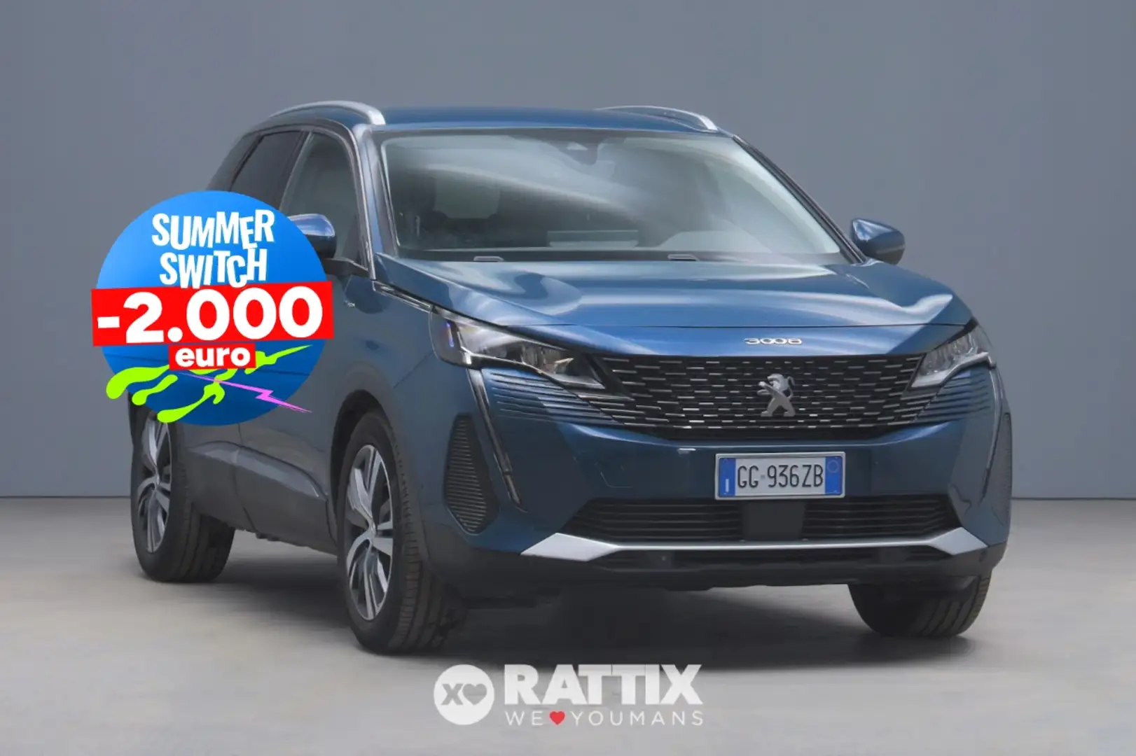 Peugeot 3008 1.6 Hybrid Phev 225CV Allure Pack e-EAT8 Blu/Azzurro - 1