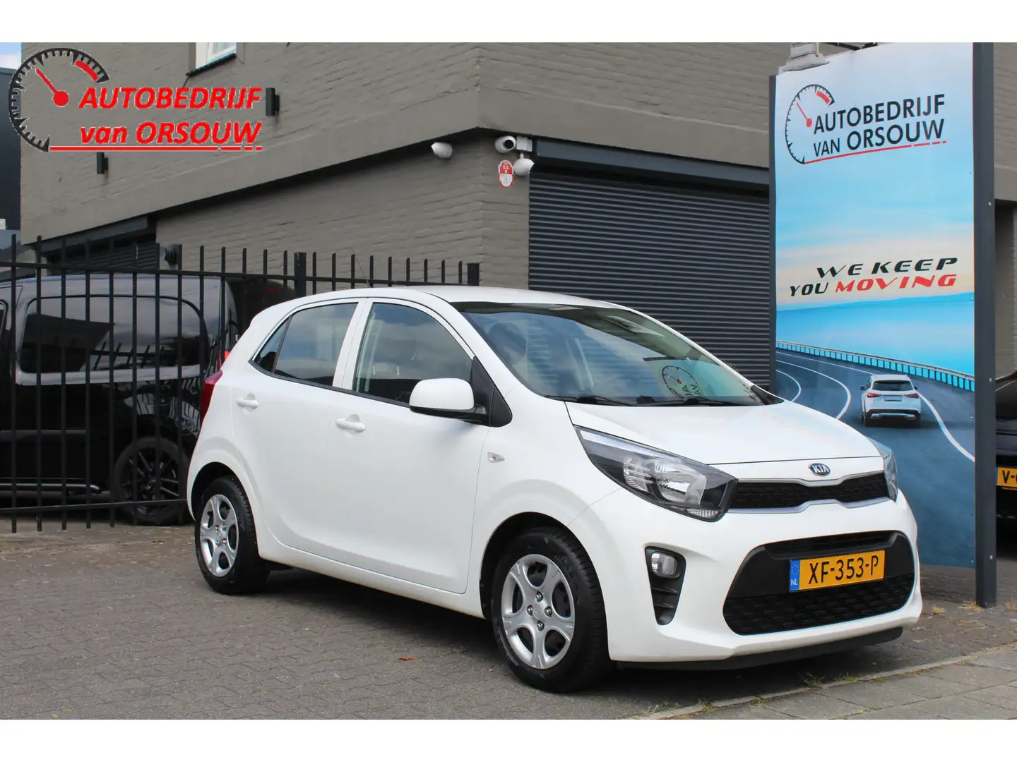 Kia Picanto 1.0 CVVT EconomyPlusLine Navigatie Airco Audio Ele Wit - 1