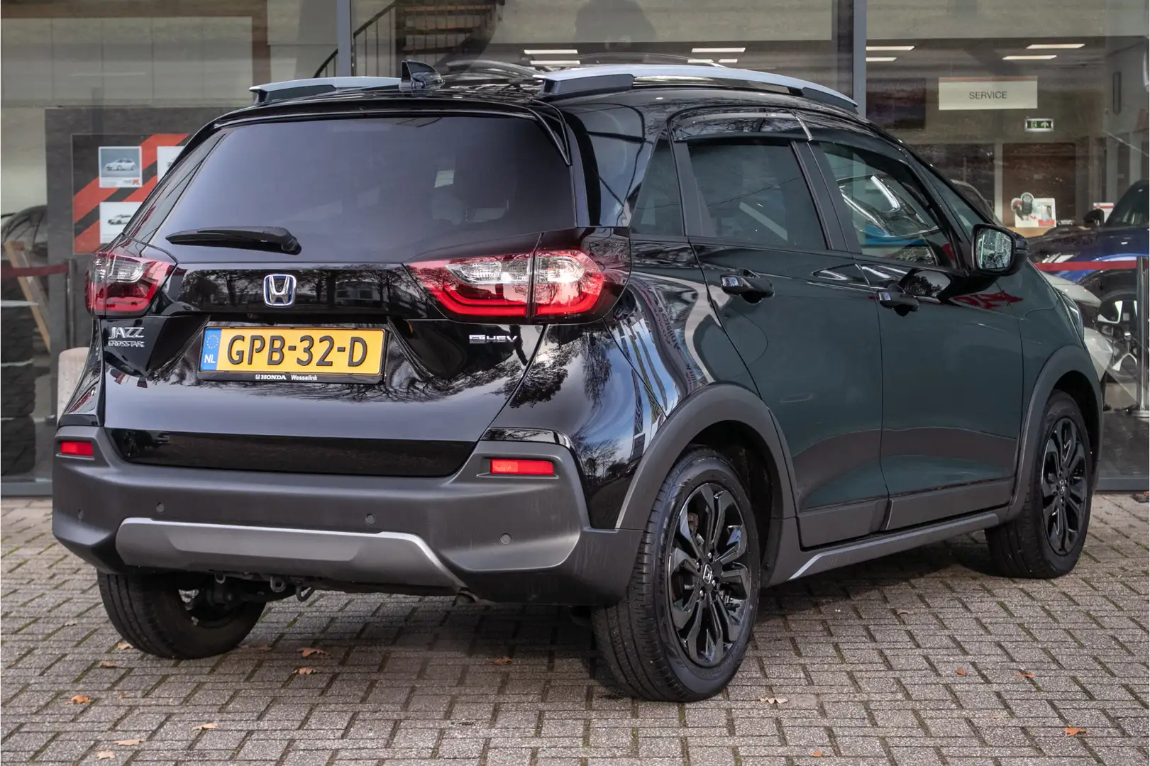 Honda Jazz 1.5 e:HEV Advance Crosstar - Afn. trekhaak | Deale Zwart - 2