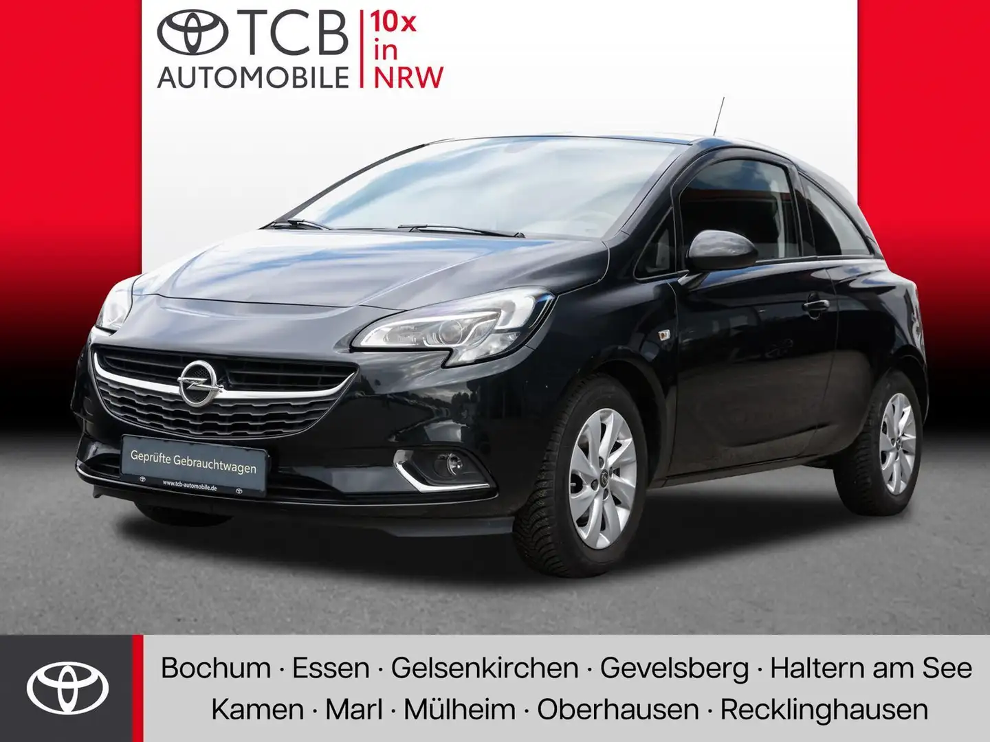 Opel Corsa Innovation 1.4 Turbo ecoFlex Xenon*SHZ*PDC* Zwart - 1