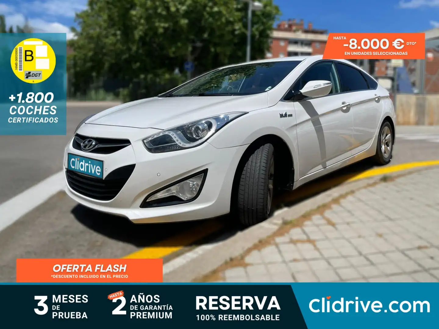 Hyundai i40 1.7CRDI Bluedrive Tecno 136 Blanco - 1