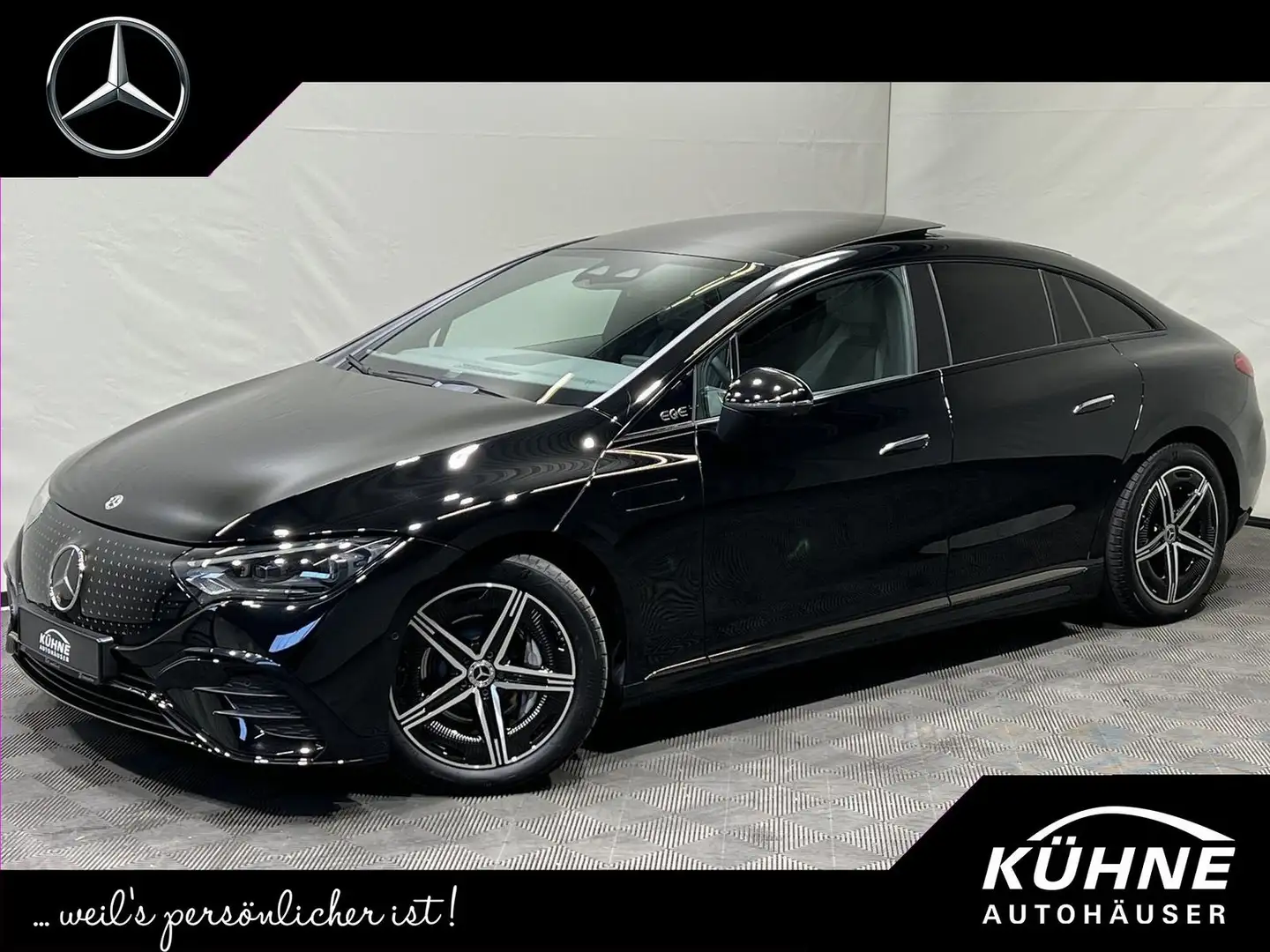Mercedes-Benz EQE 350 4M AMG Premium Night+Augmented+22KW !!! Schwarz - 1