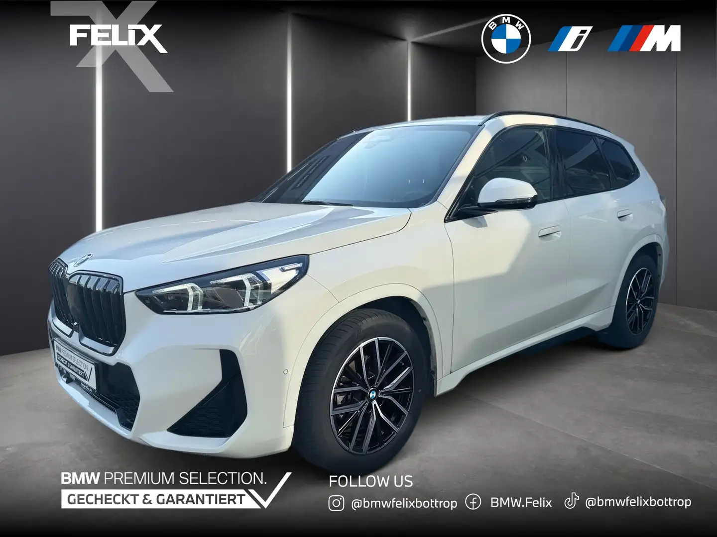 BMW X1 xDrive20d M SPORTPAKET+AHK+LIVE COCKPIT PRO Biały - 1