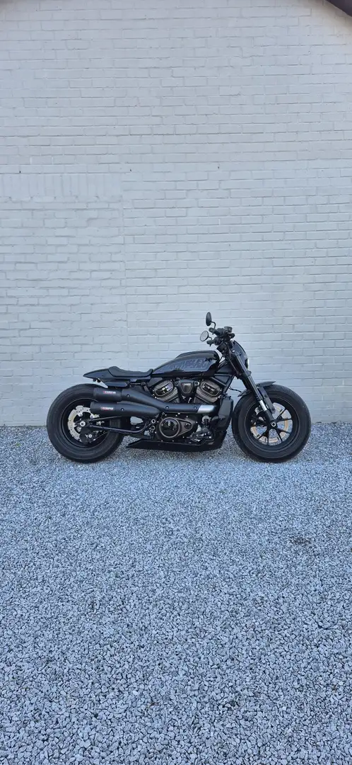 Harley-Davidson Sportster S Cobra exhaust Zwart - 1