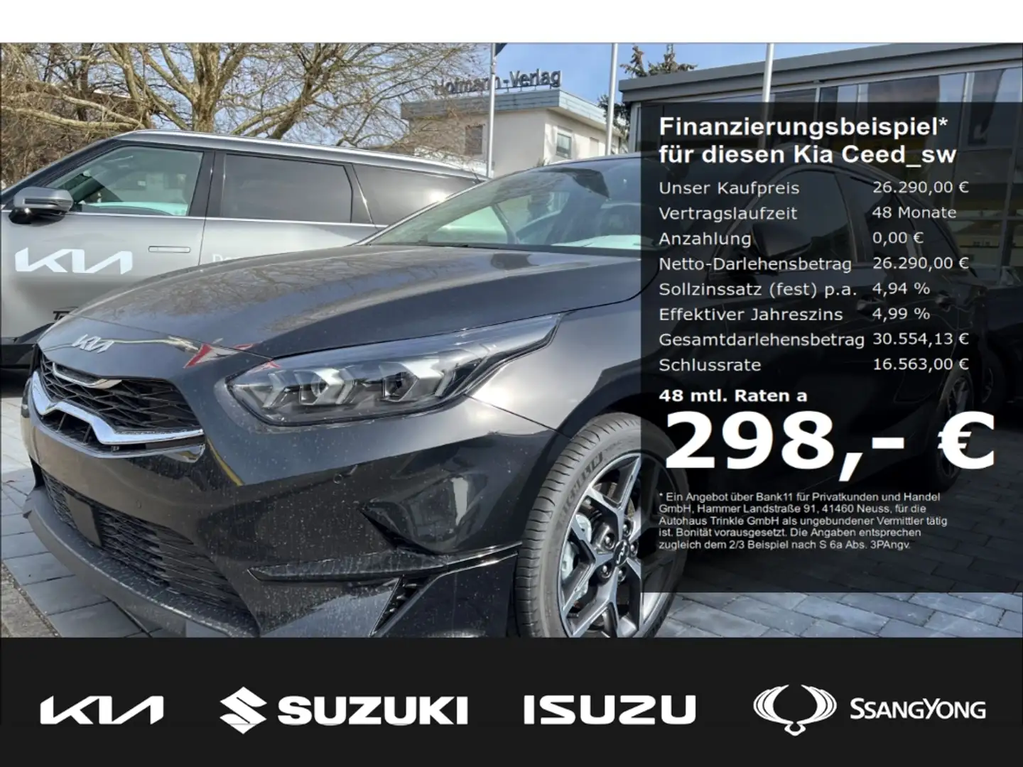 Kia Ceed SW / cee'd SW 140 PS DCT ULTIMATE Navi  Klimasitze ACC Apple Car Noir - 1